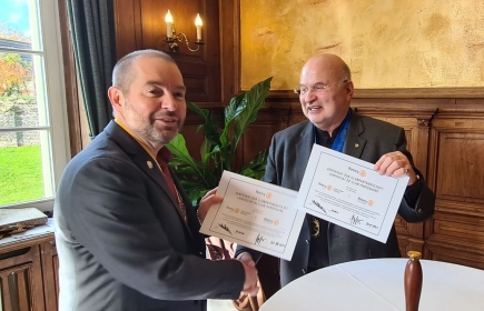 Le Rotary Club Arras Cœur d'Artois et le Rotary Club d'Herten en Allemagne sont clubs contacts